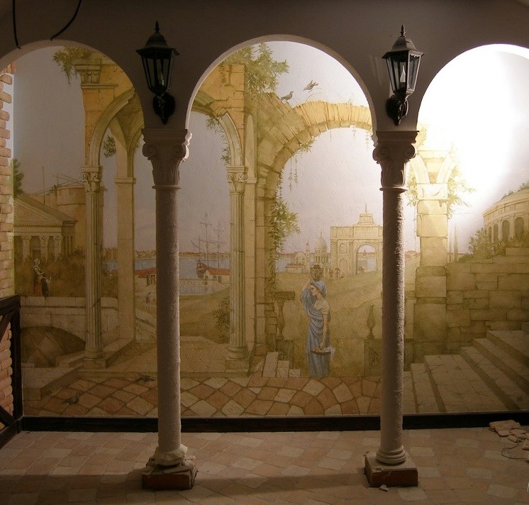 Фрески на стену