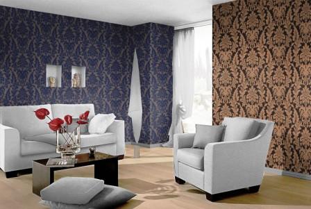 Современные виниловые обои для интерьера фото