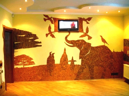 Жидкие обои с рисунком в интерьере: где, когда и как применять технику создания рисунка жидкими обоями